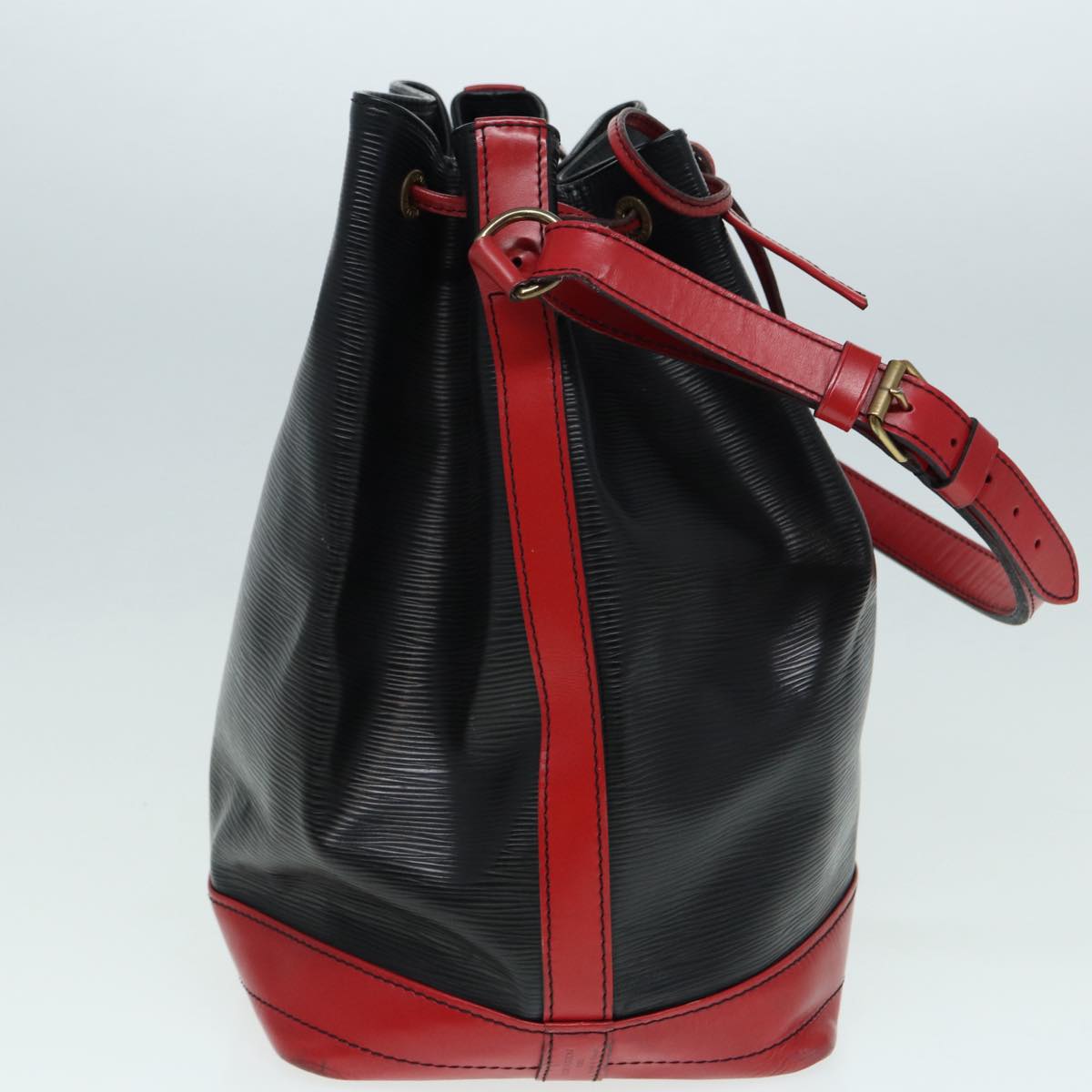LOUIS VUITTON Epi Noe Shoulder Bag By color Black Red LV Auth