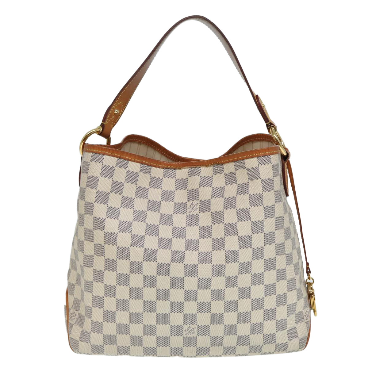 LOUIS VUITTON Damier Azur Delightful PM Shoulder Bag LV Auth