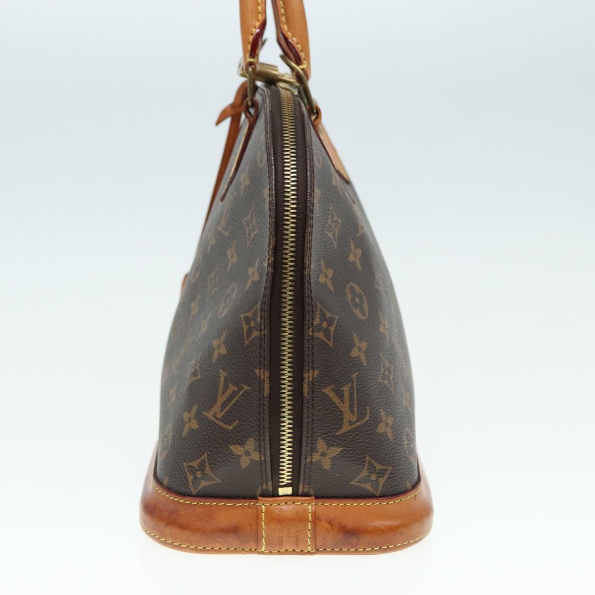 LOUIS VUITTON Monogram Alma PM Hand Bag LV Auth