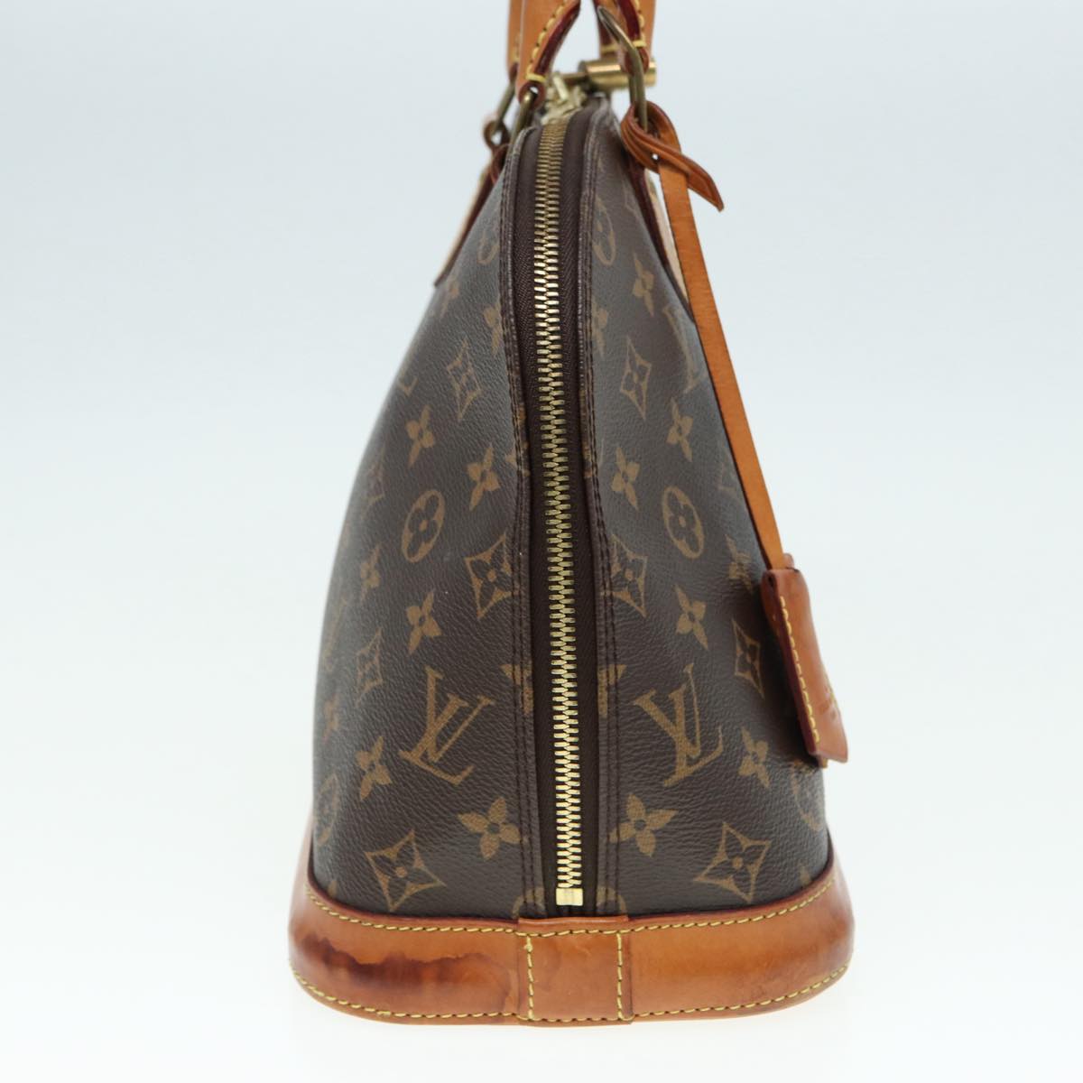 LOUIS VUITTON Monogram Alma PM Hand Bag LV Auth