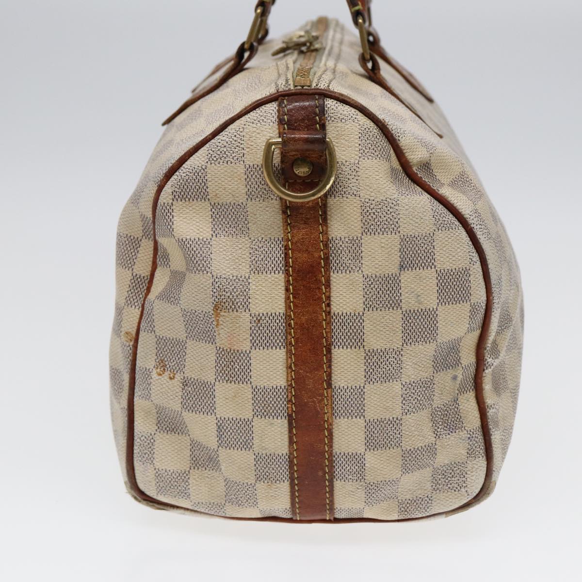 LOUIS VUITTON Damier Azur Bandouliere 30 Hand Bag 2way Auth