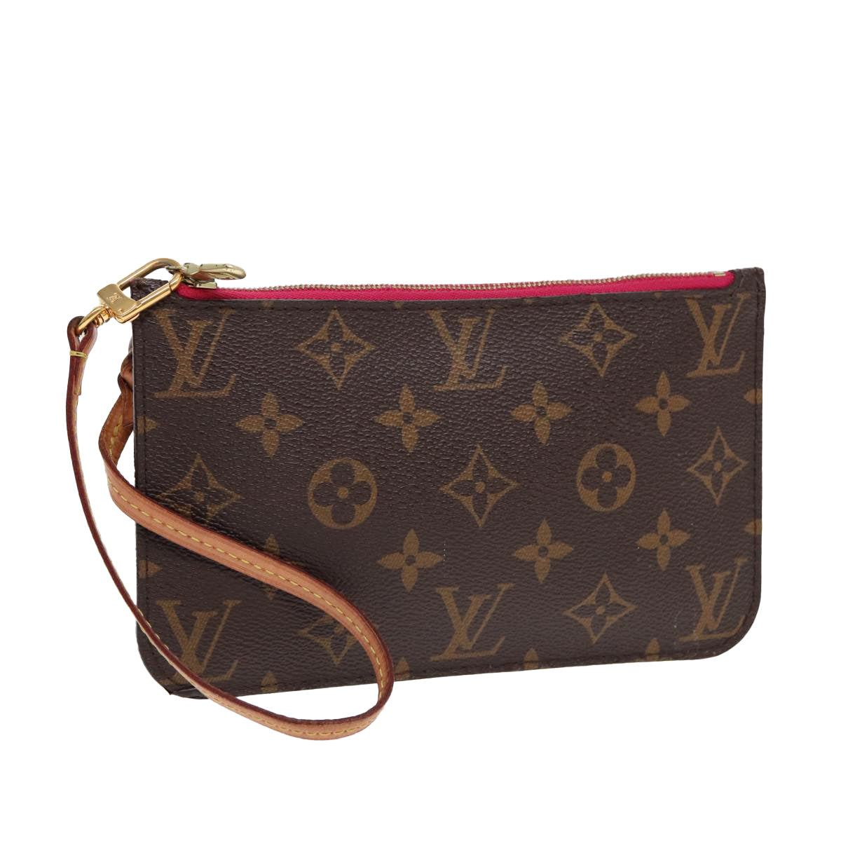 LOUIS VUITTON Monogram Neverfull PM Pouch LV Auth