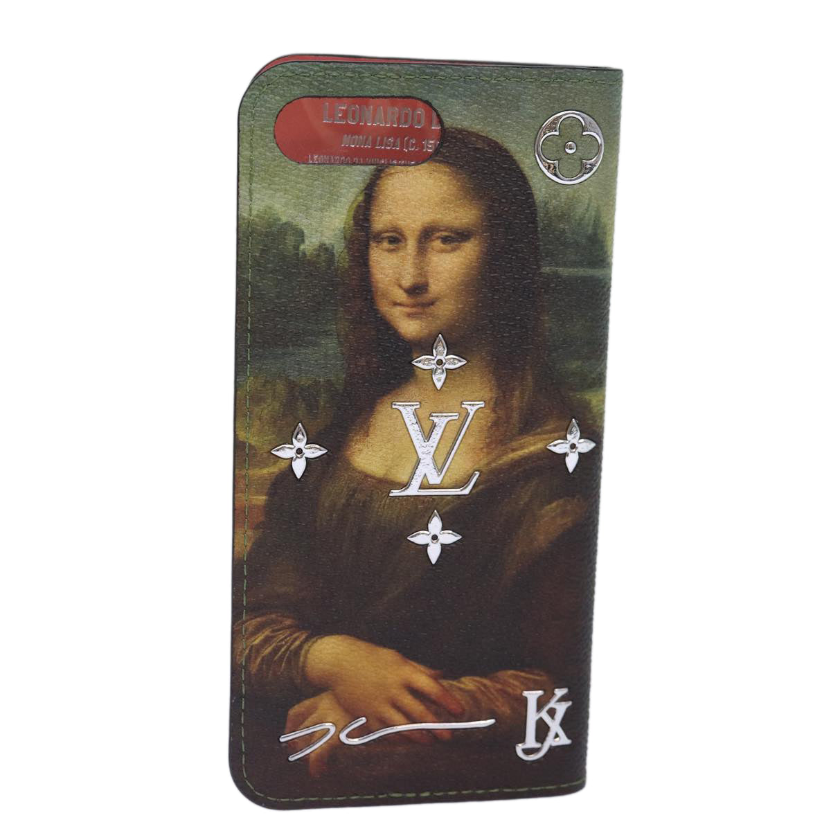 LOUIS VUITTON Da Vinci Masters Collection iphone 7+ LV Auth Handbag