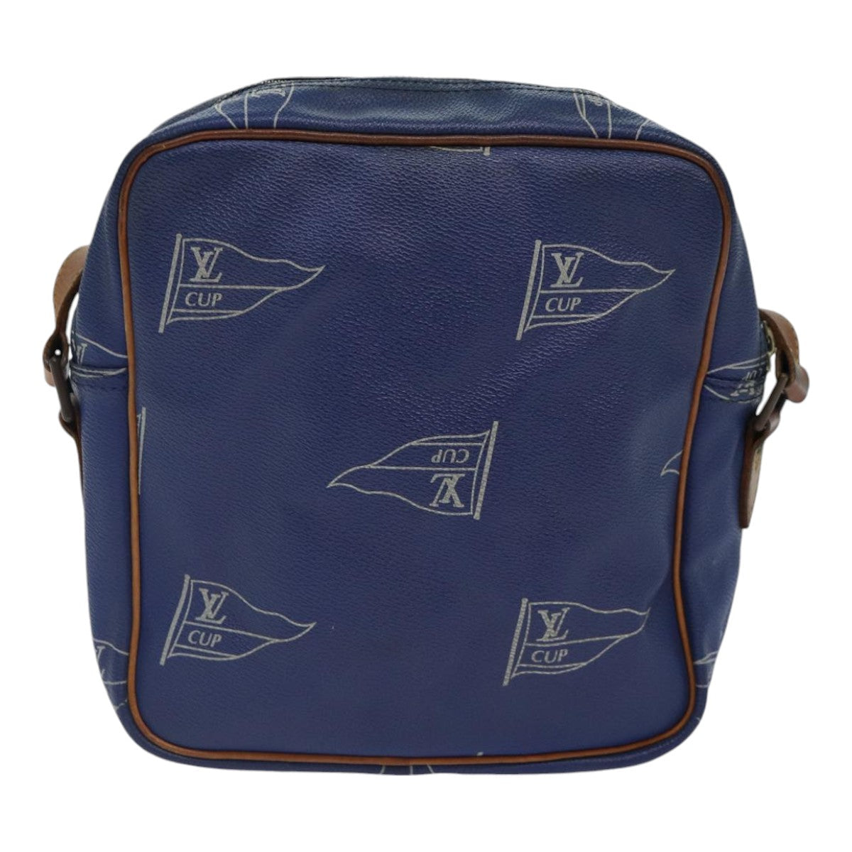 LOUIS VUITTON LV Cup Sac San Diego Shoulder Bag Blue LV Auth