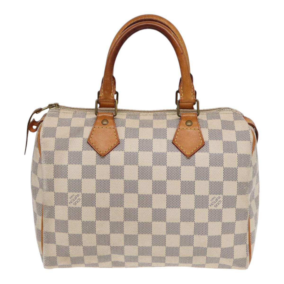 LOUIS VUITTON Damier Azur Hand Bag LV Auth