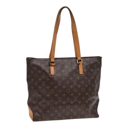 LOUIS VUITTON Monogram Cabas Mezzo Tote Bag LV Auth