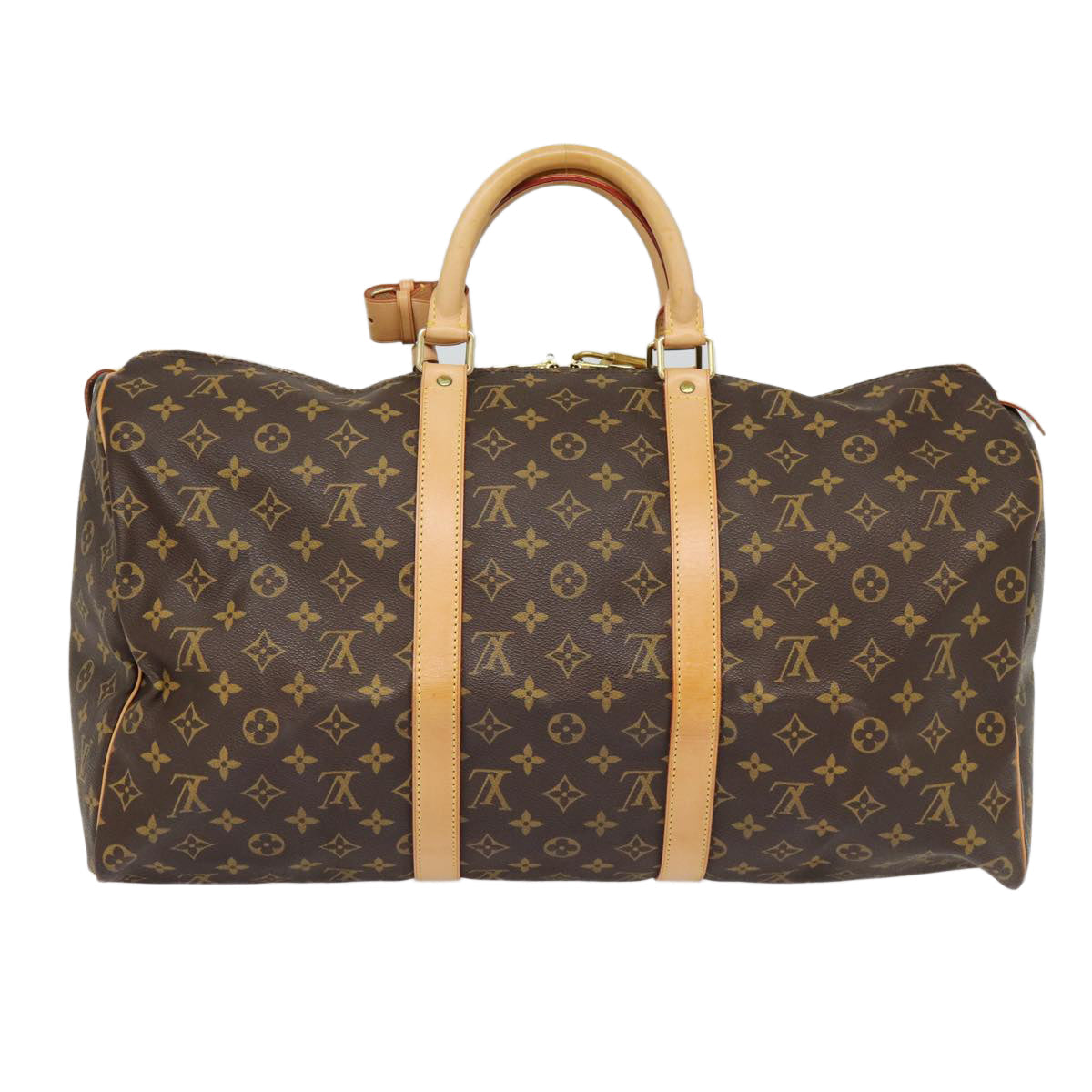 LOUIS VUITTON Monogram Keepall 50 Boston Bag LV Auth
