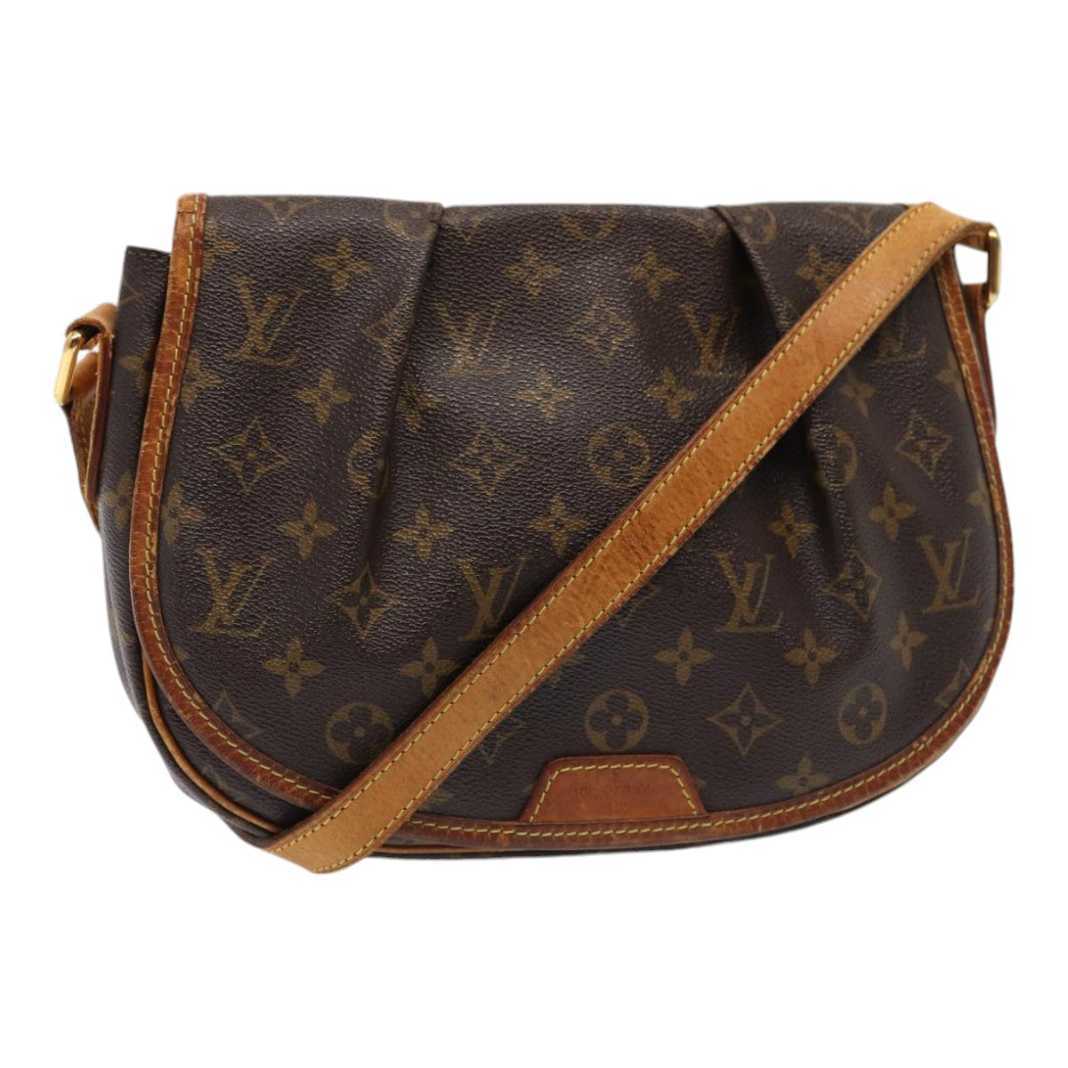 LOUIS VUITTON Monogram Menilmontant PM Shoulder Bag LV Auth