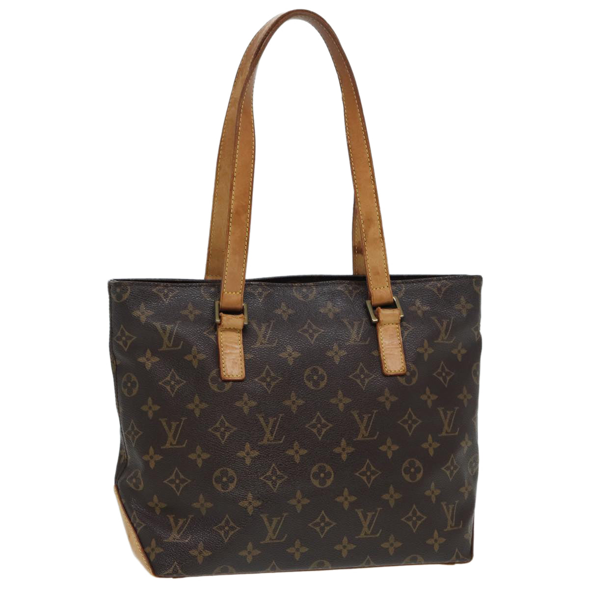 LOUIS VUITTON Monogram Cabas Piano Tote Bag LV Auth