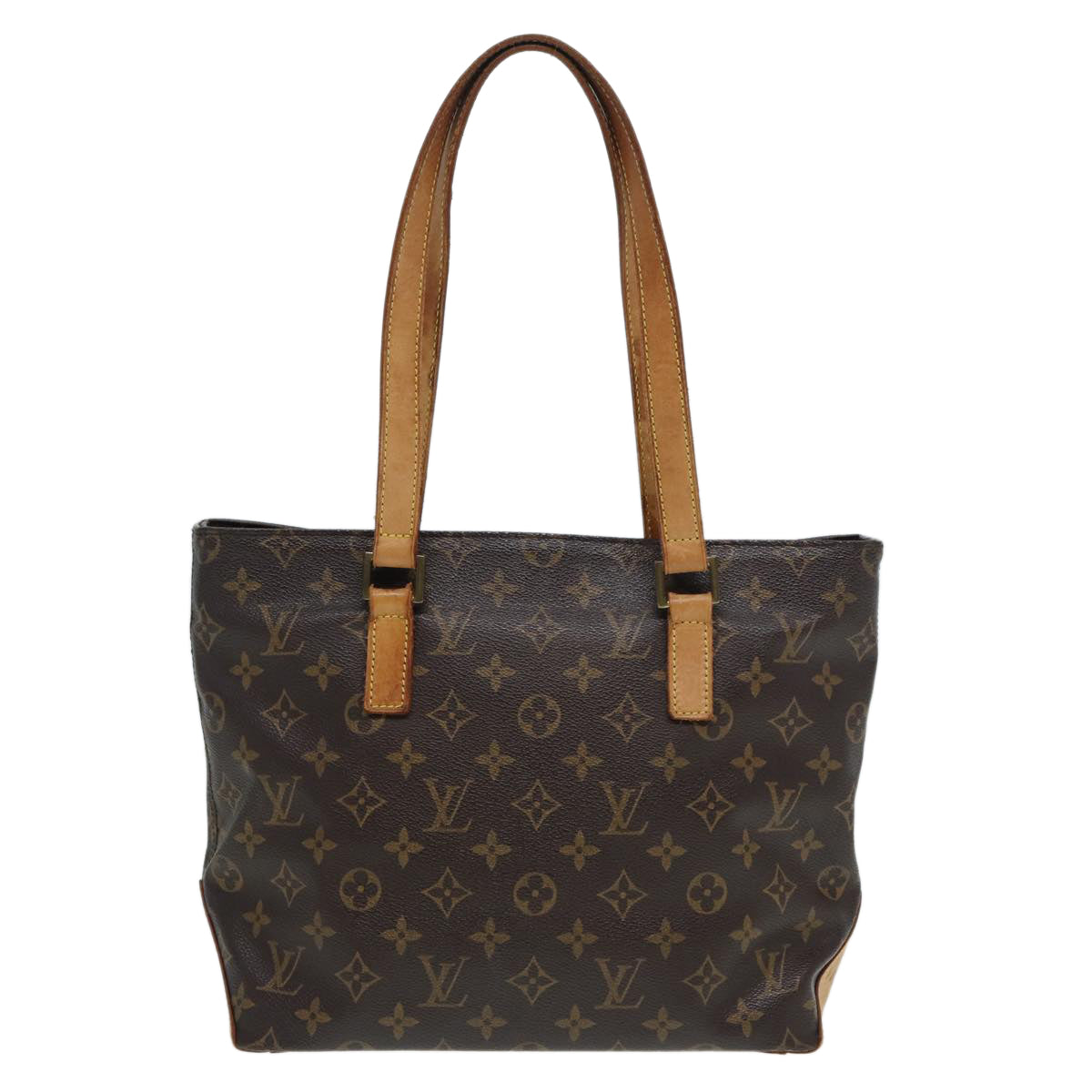 LOUIS VUITTON Monogram Cabas Piano Tote Bag LV Auth