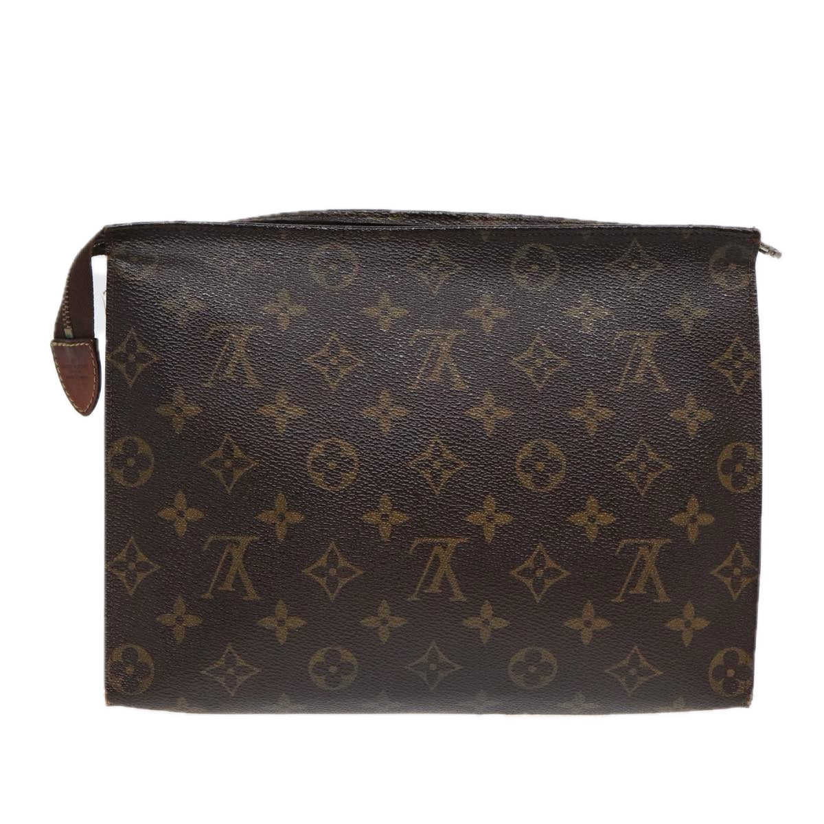LOUIS VUITTON Monogram Poche Toilette 26 Pouch LV Auth