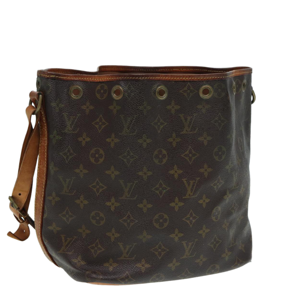 LOUIS VUITTON Monogram Petit Noe Shoulder Bag LV Auth