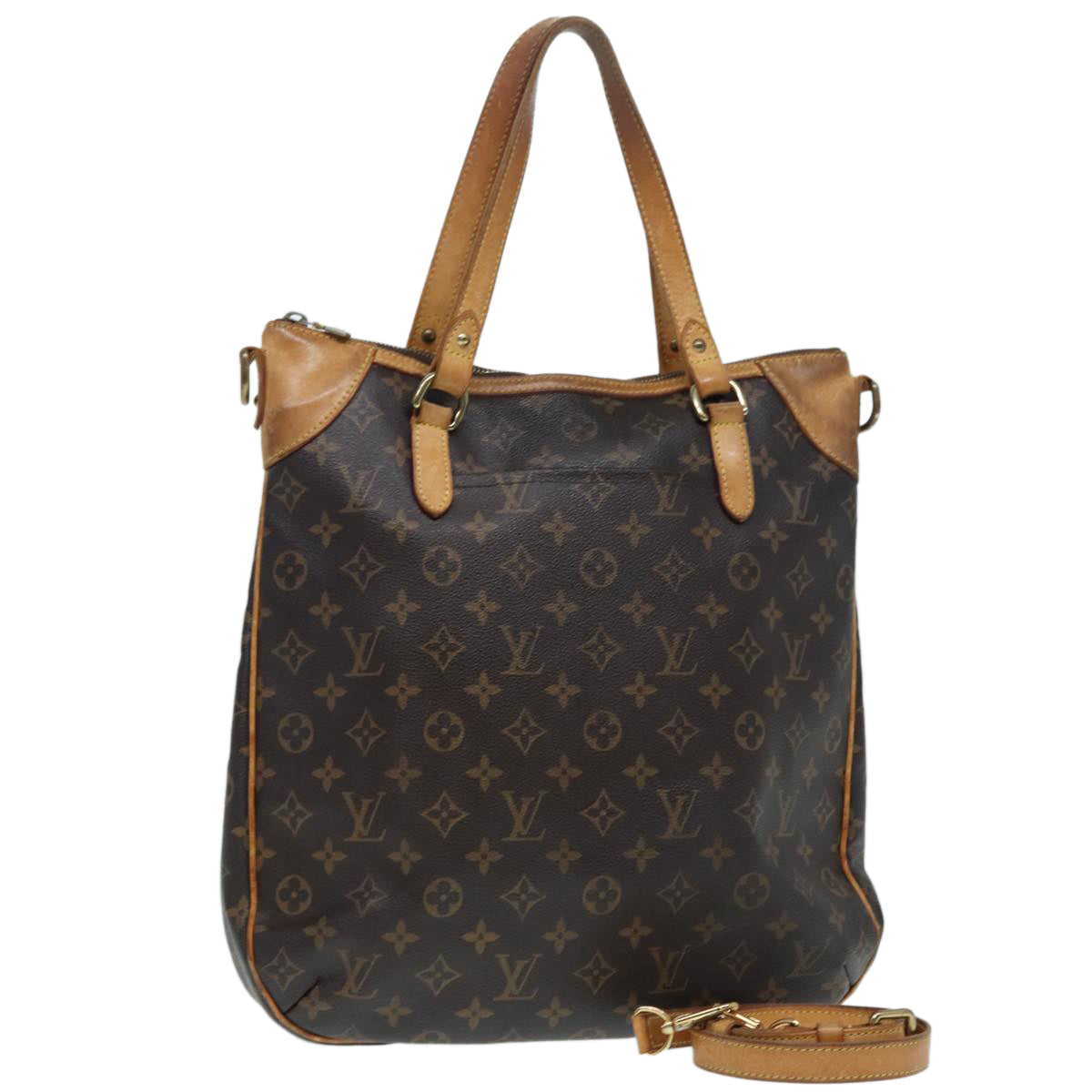 LOUIS VUITTON Monogram Odeon GM Shoulder Bag 2way LV Auth