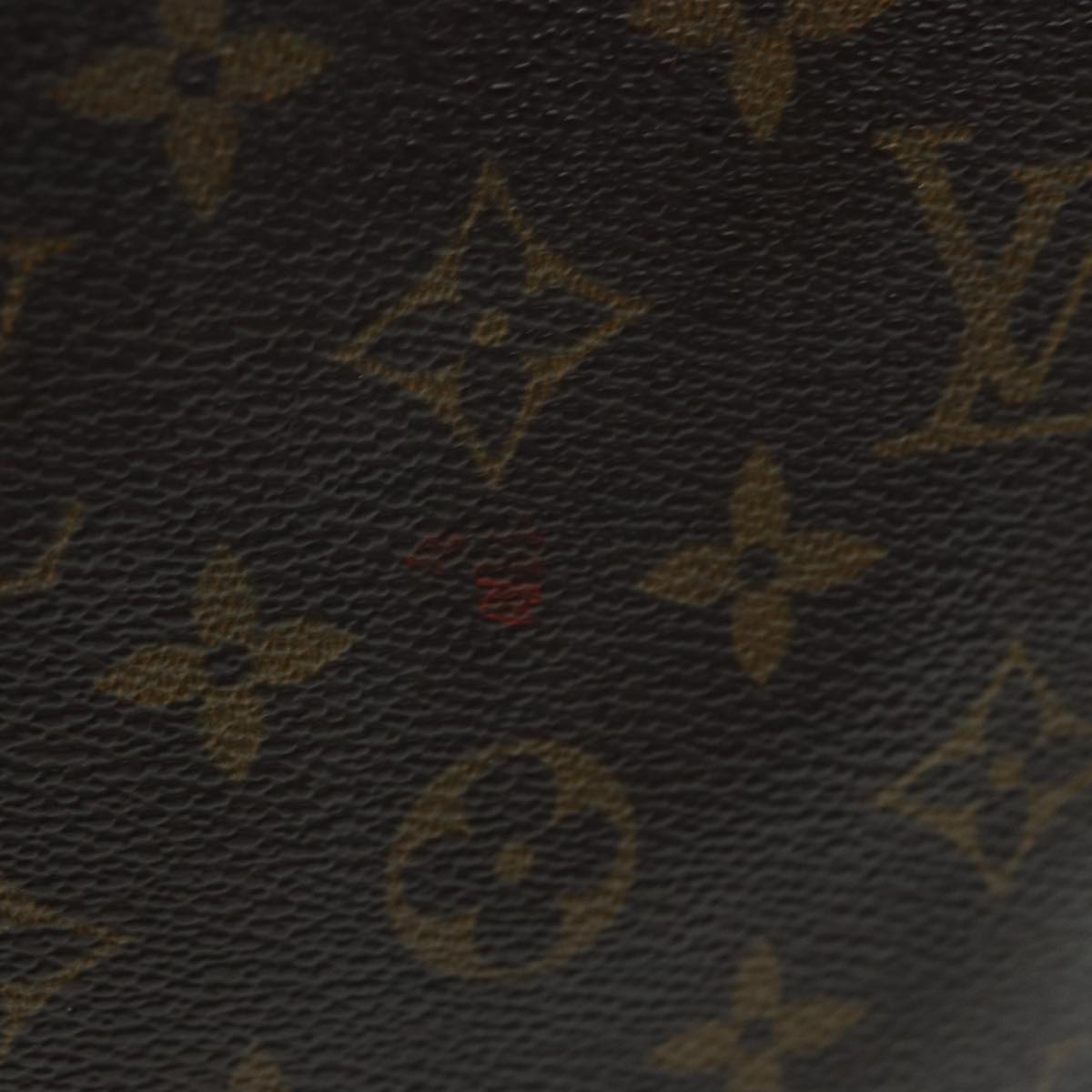 LOUIS VUITTON Monogram Sac Plat Hand Bag LV Auth