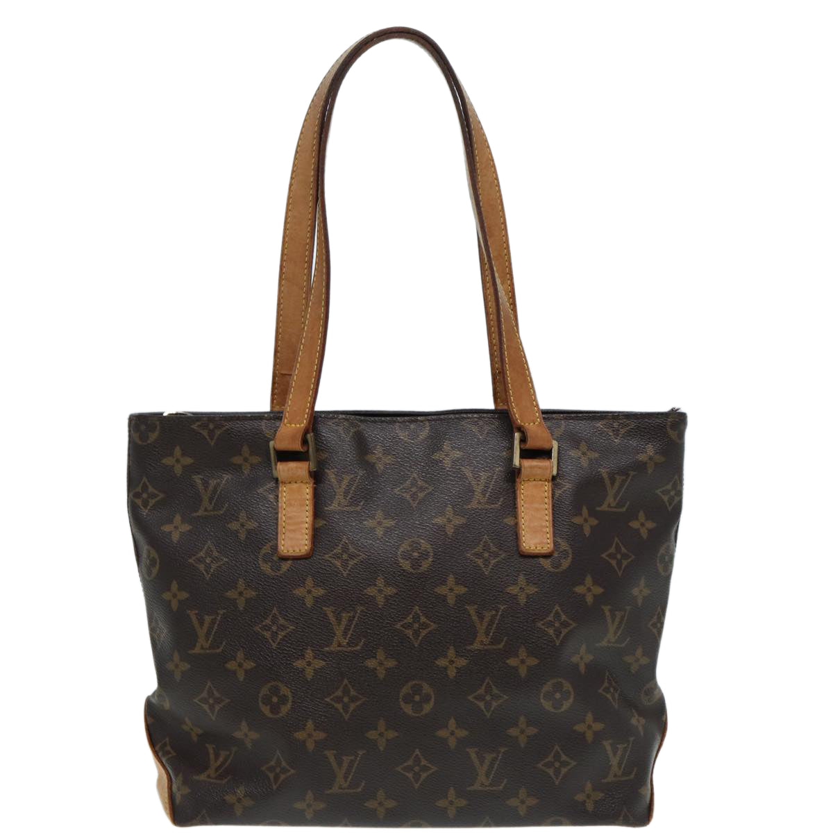 LOUIS VUITTON Monogram Cabas Piano Tote Bag LV Auth