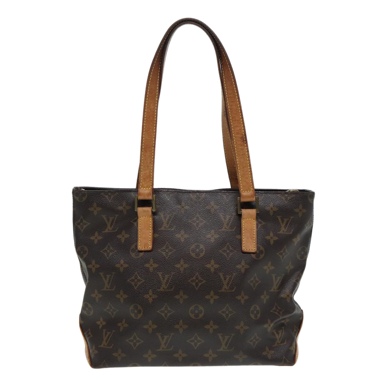 LOUIS VUITTON Monogram Cabas Piano Tote Bag LV Auth