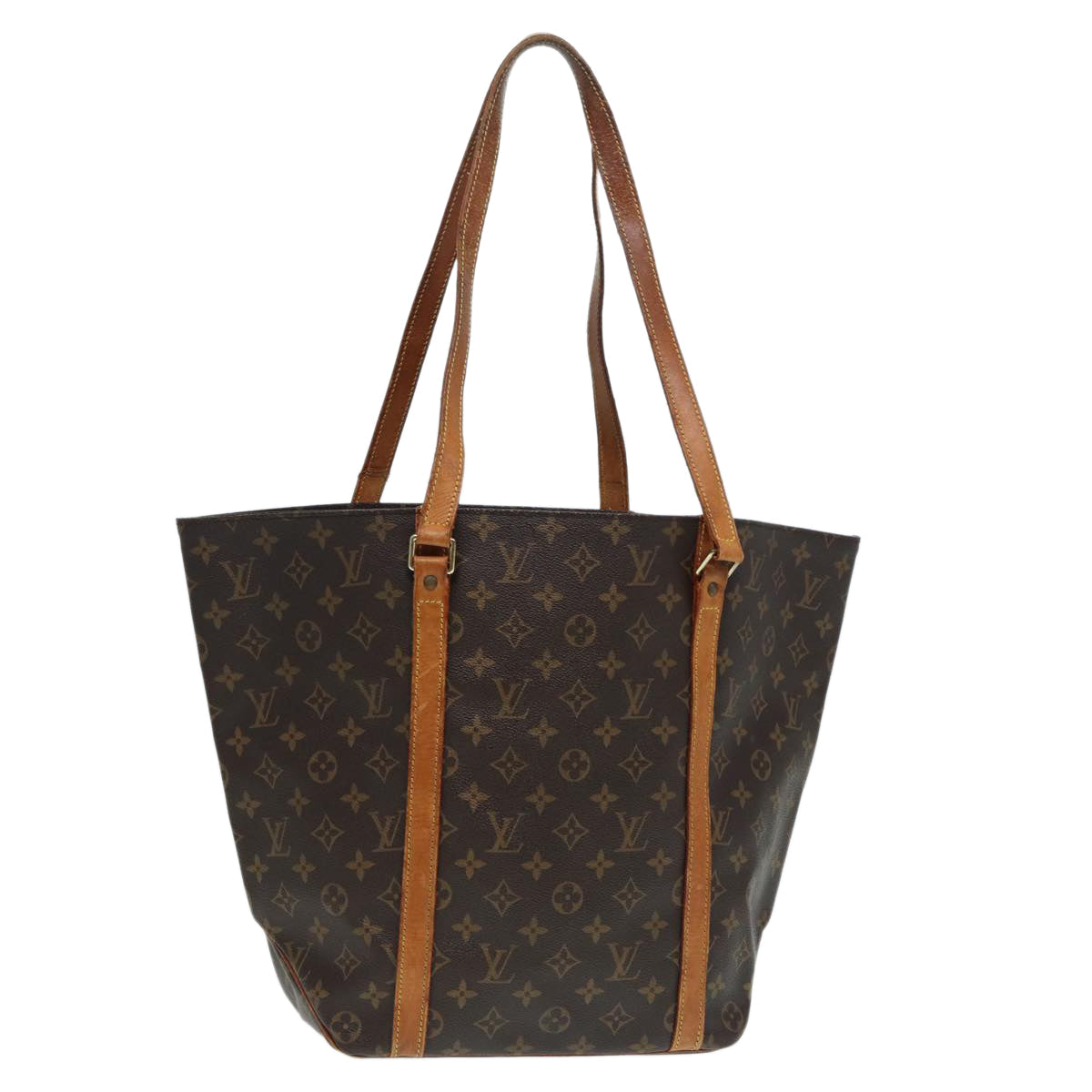 LOUIS VUITTON Monogram Sac Shopping Tote Bag LV Auth