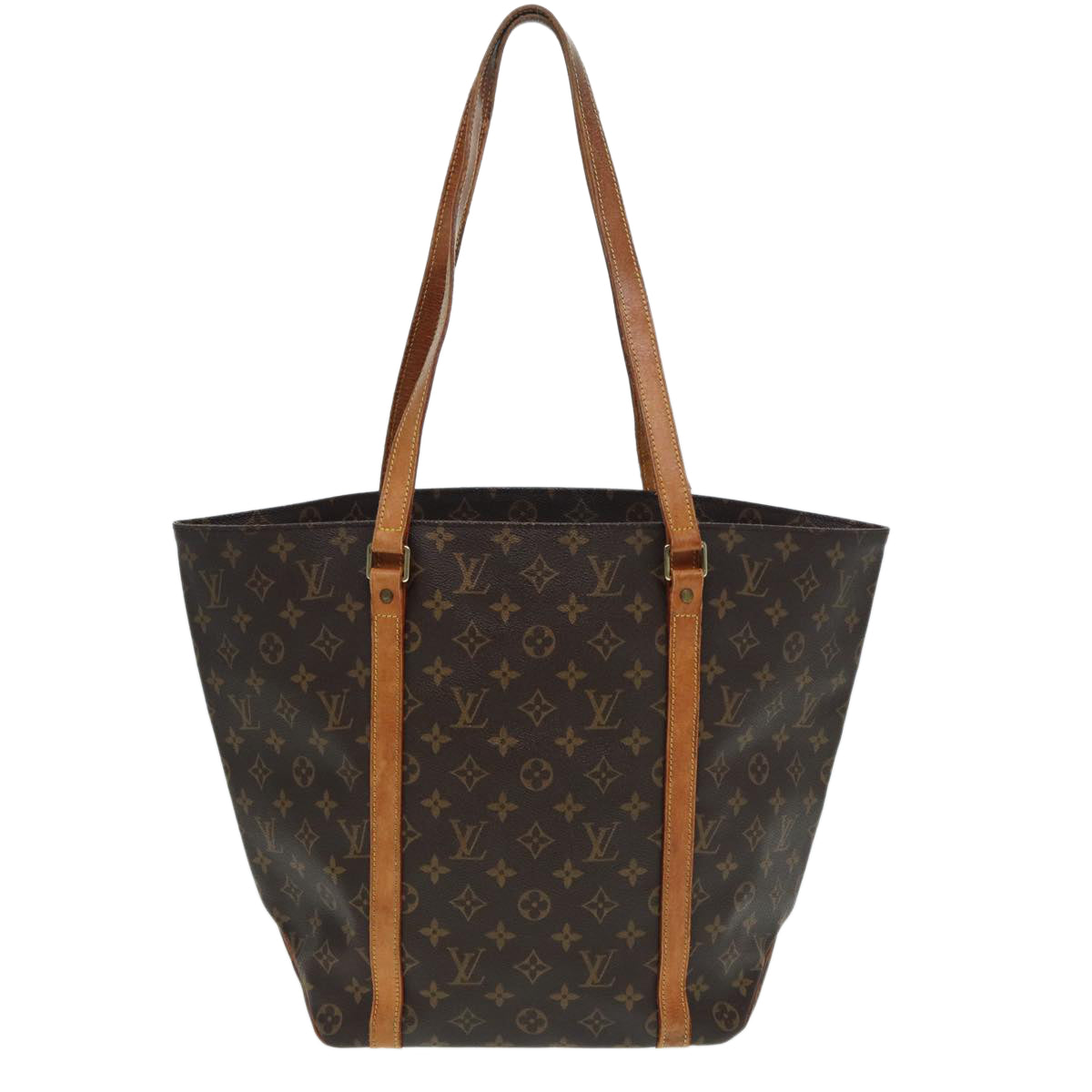 LOUIS VUITTON Monogram Sac Shopping Tote Bag LV Auth
