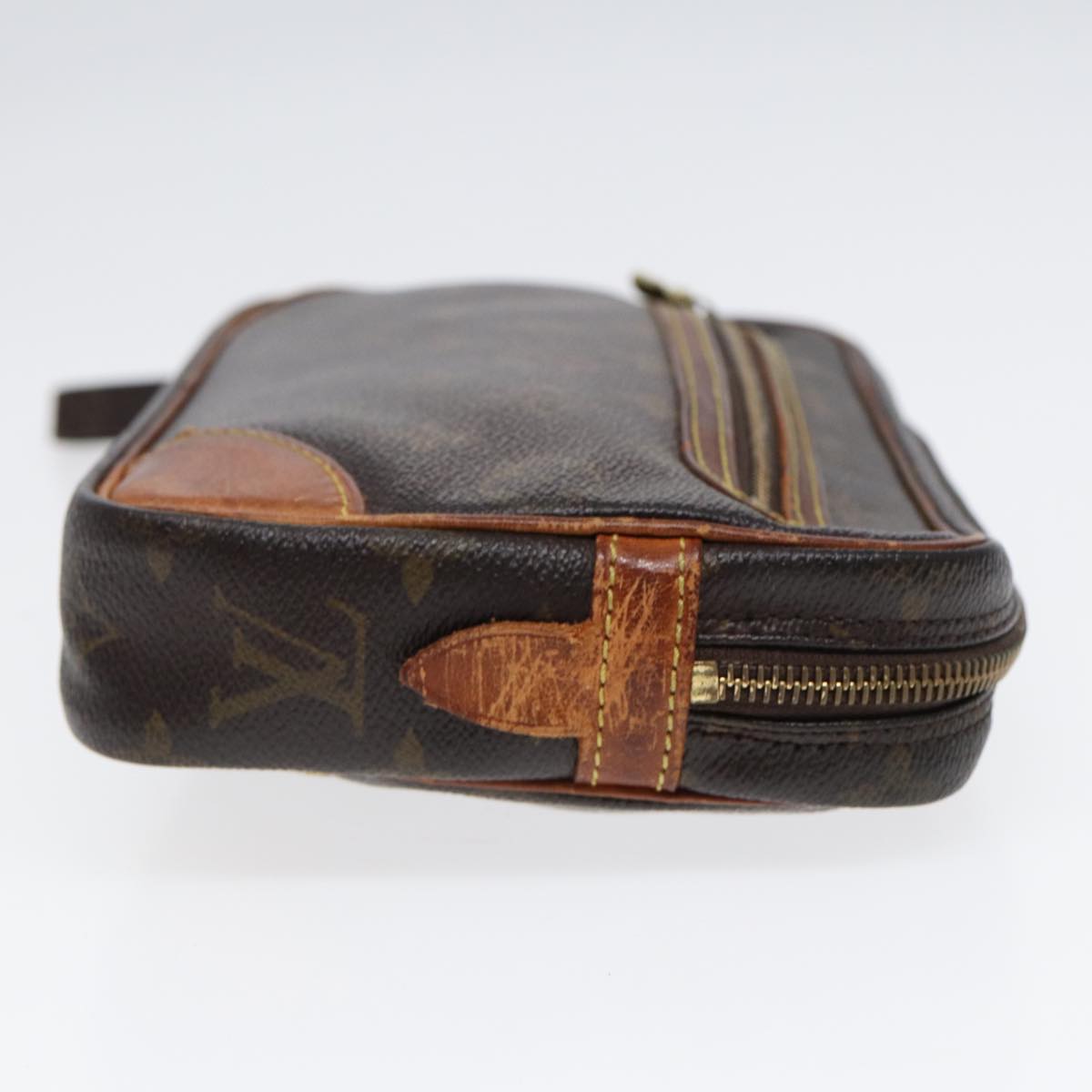 LOUIS VUITTON Monogram Marly Dragonne GM Clutch Bag LV Auth