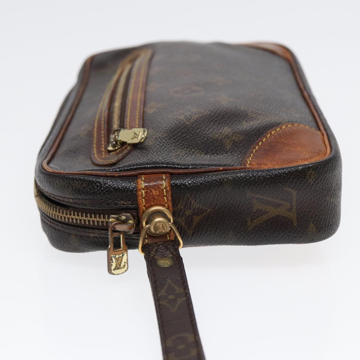 LOUIS VUITTON Monogram Marly Dragonne GM Clutch Bag LV Auth
