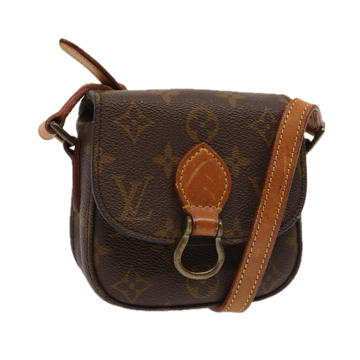 LOUIS VUITTON Monogram Bebe Monogram Saint Cloud Bag Auth
