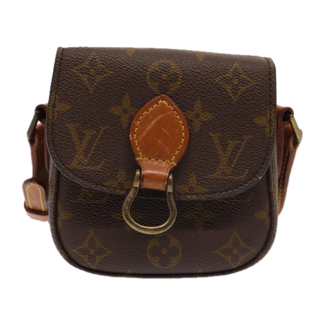 LOUIS VUITTON Monogram Bebe Monogram Saint Cloud Bag Auth