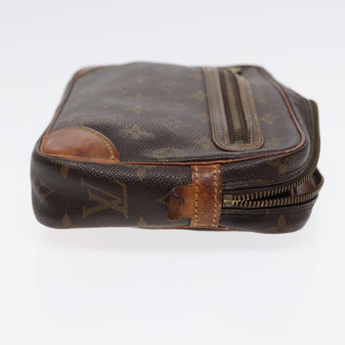 LOUIS VUITTON Monogram Marly Dragonne GM Clutch Bag LV Auth
