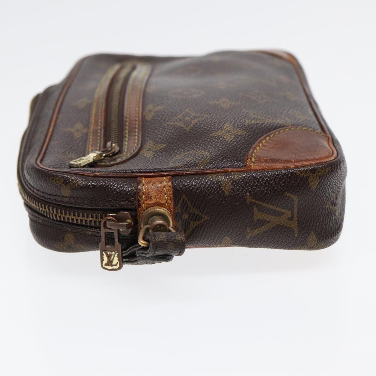 LOUIS VUITTON Monogram Marly Dragonne GM Clutch Bag LV Auth