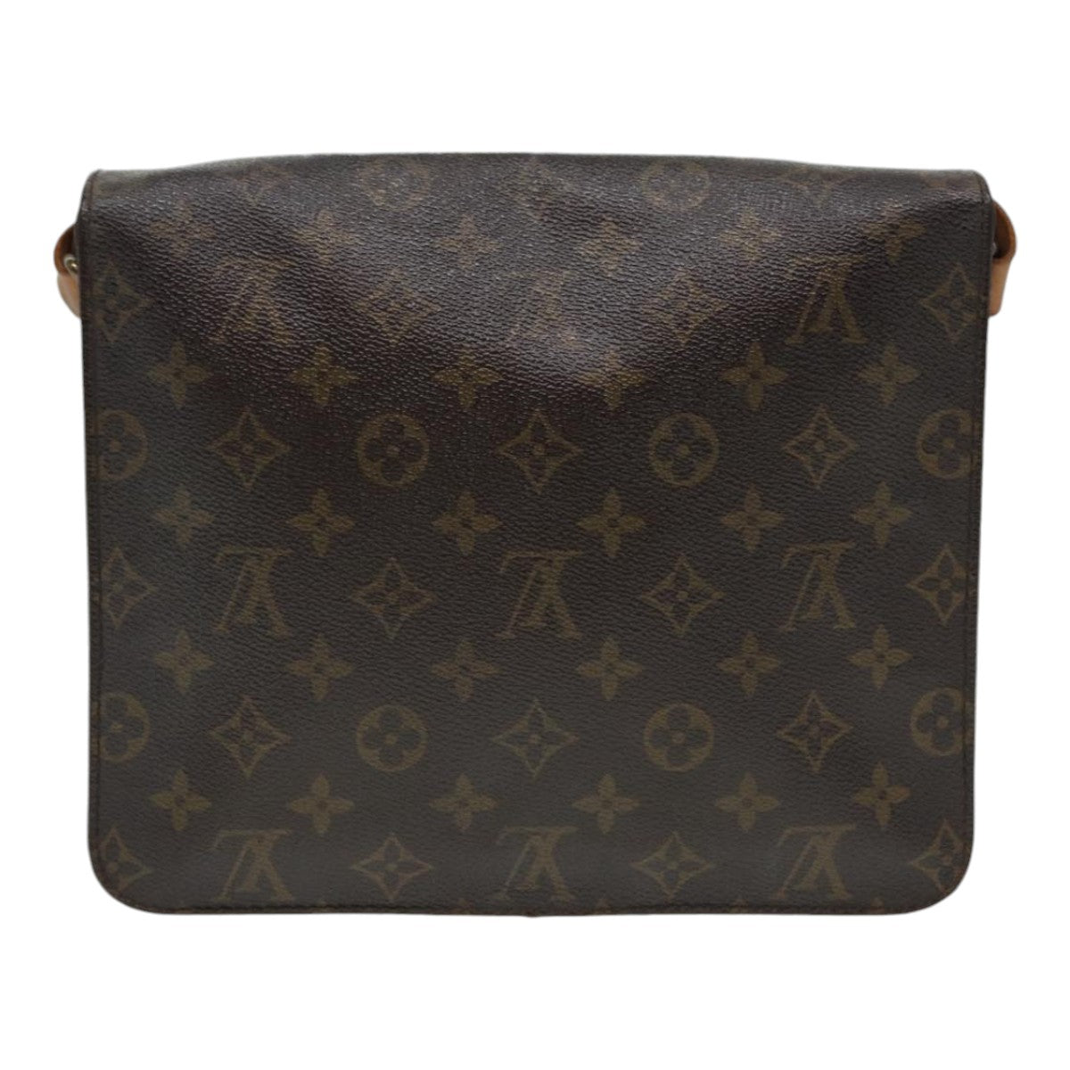 LOUIS VUITTON Monogram Cartouchiere GM Shoulder Bag LV Auth