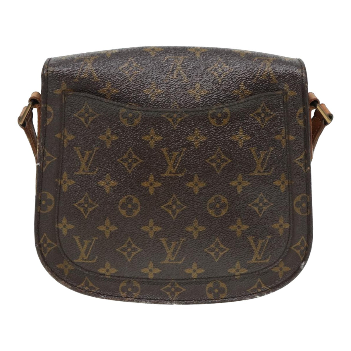 LOUIS VUITTON Monogram Saint Cloud GM Shoulder Bag LV Auth