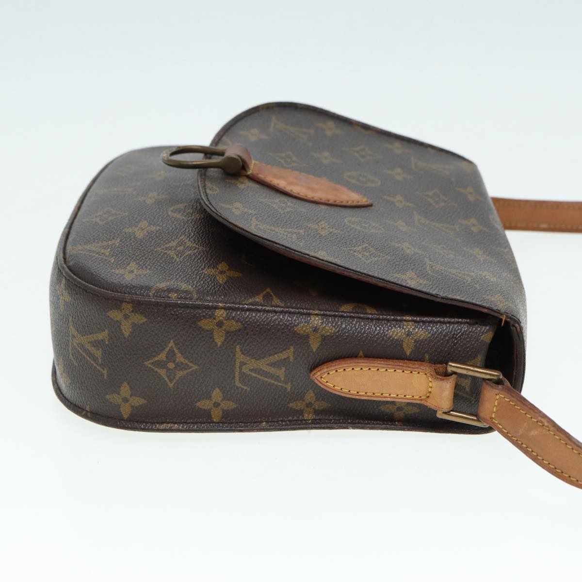 LOUIS VUITTON Monogram Saint Cloud GM Shoulder Bag LV Auth