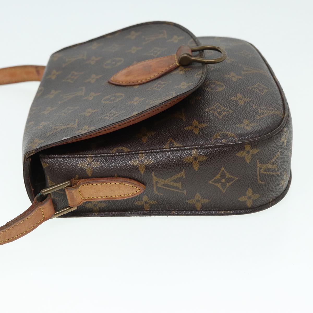 LOUIS VUITTON Monogram Saint Cloud GM Shoulder Bag LV Auth