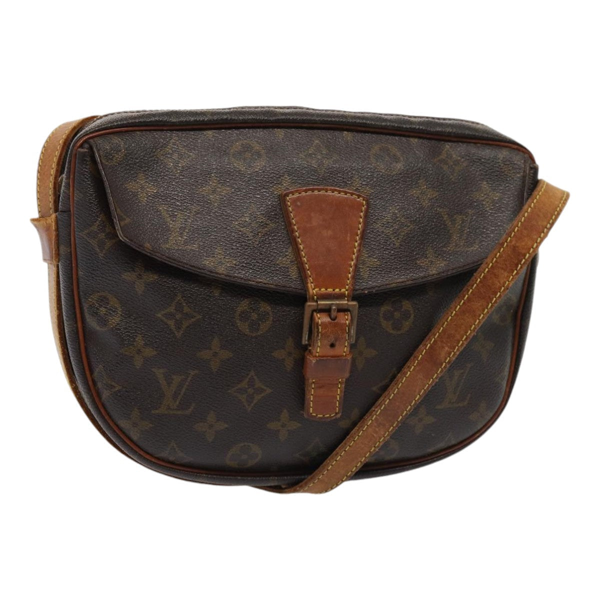 LOUIS VUITTON Monogram Jeune Fille GM Shoulder Bag LV Auth