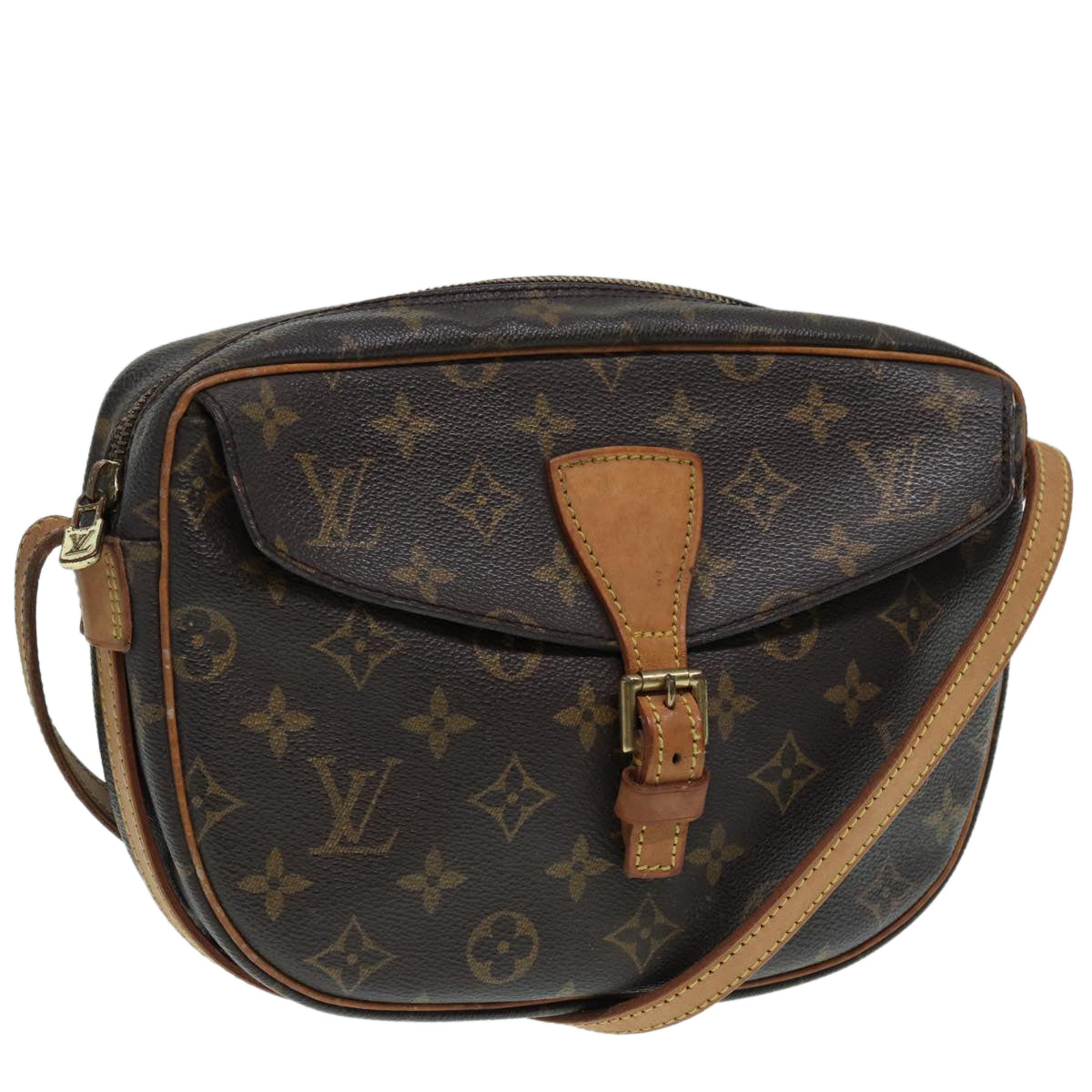 LOUIS VUITTON Monogram Jeune Fille MM Shoulder Bag LV Auth