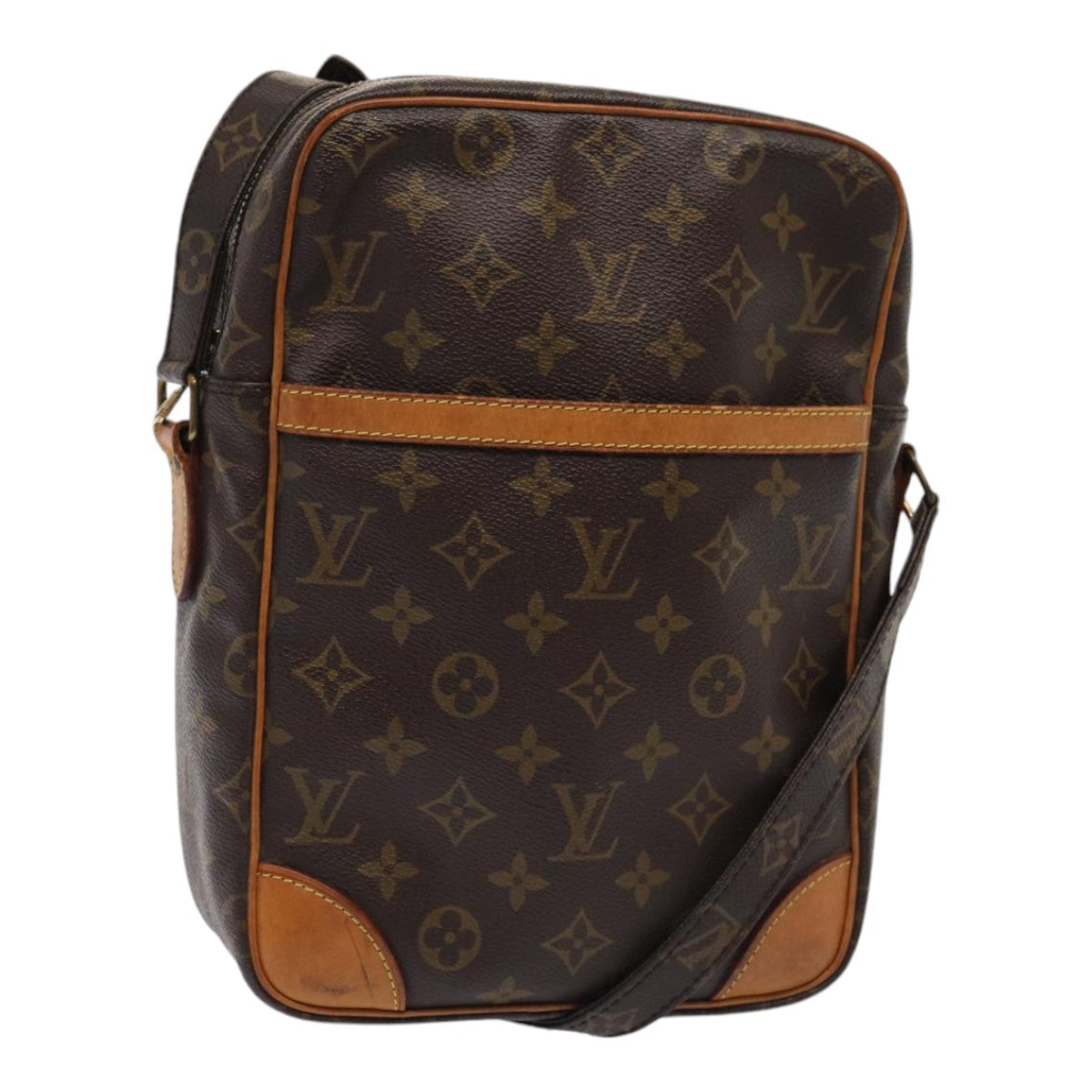 LOUIS VUITTON Monogram Danube GM Shoulder Bag LV Auth
