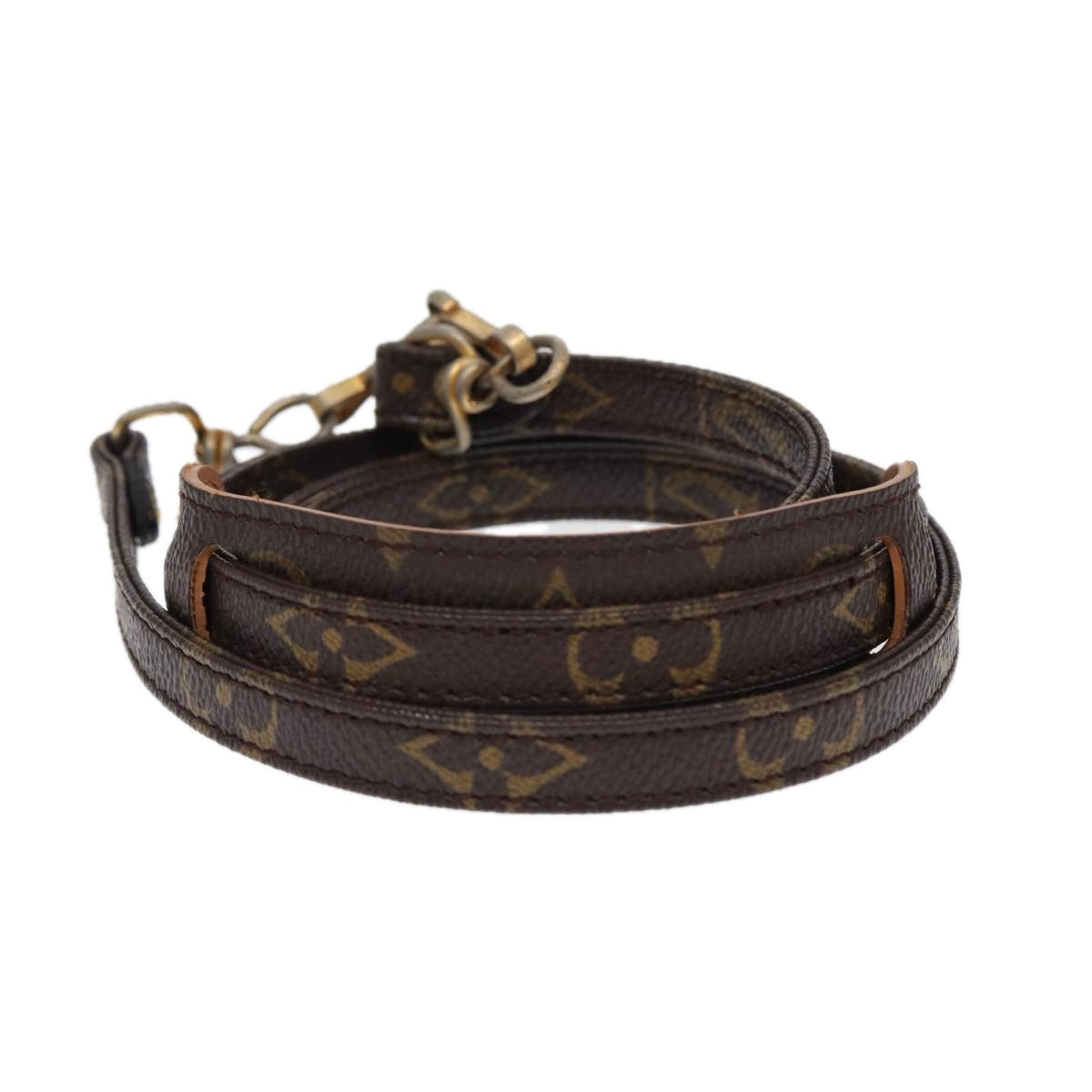 LOUIS VUITTON Monogram Shoulder Strap 46.5" LV Auth