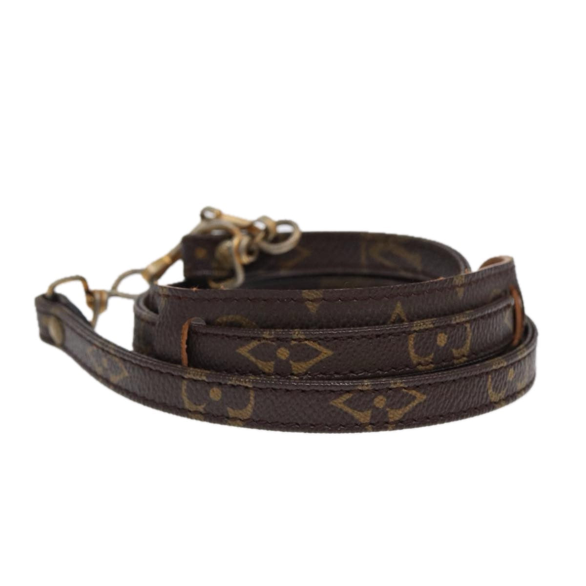 LOUIS VUITTON Monogram Shoulder Strap 46.5" LV Auth