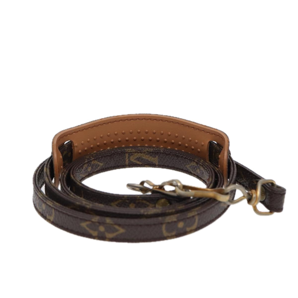 LOUIS VUITTON Monogram Shoulder Strap 46.5" LV Auth