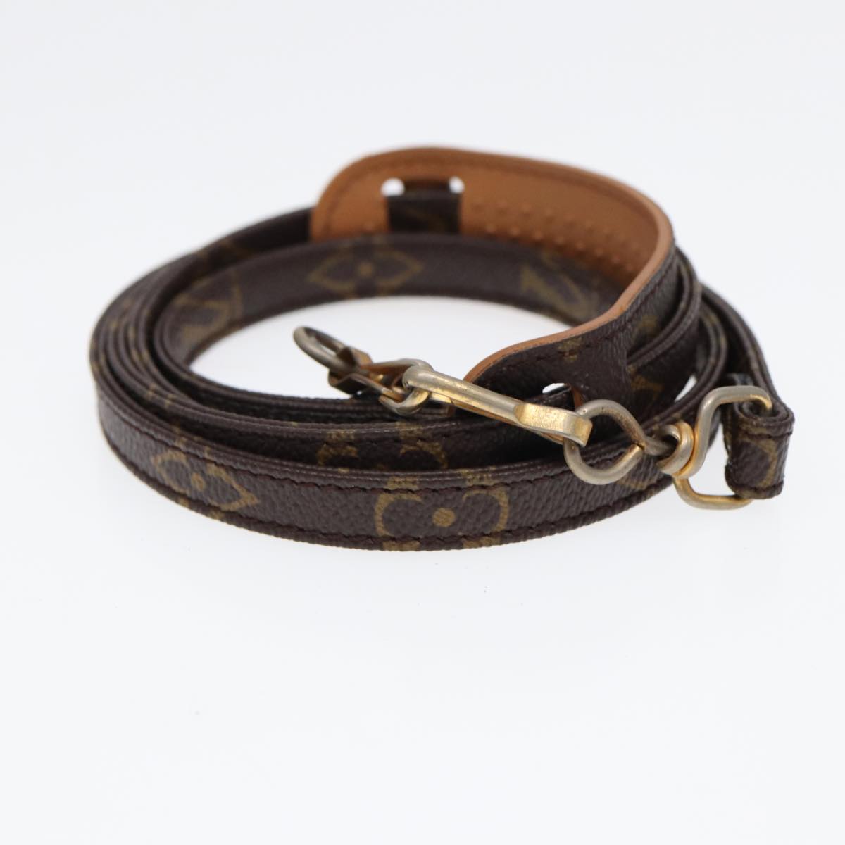 LOUIS VUITTON Monogram Shoulder Strap 46.5" LV Auth