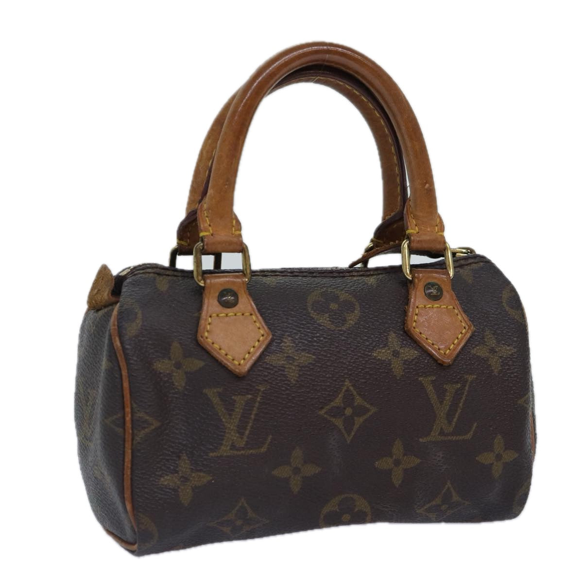 LOUIS VUITTON Monogram Mini Hand Bag LV Auth