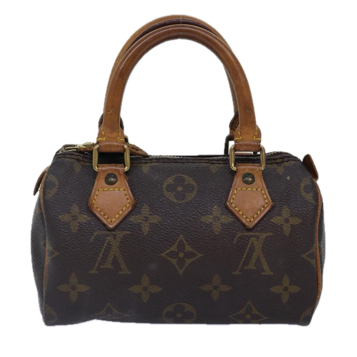 LOUIS VUITTON Monogram Mini Hand Bag LV Auth