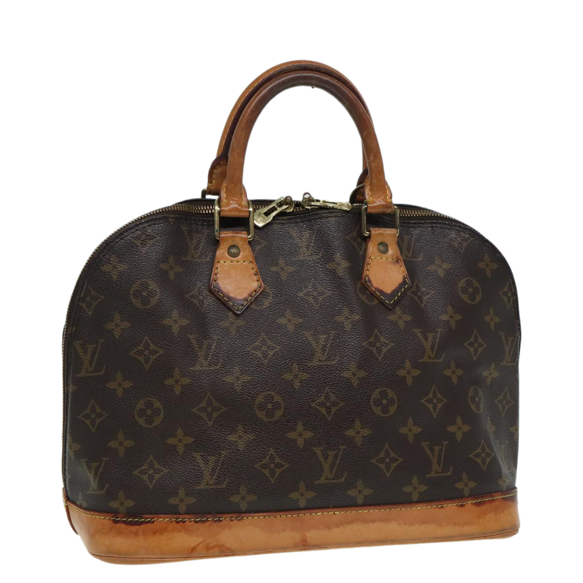 LOUIS VUITTON Monogram Alma Hand Bag LV Auth
