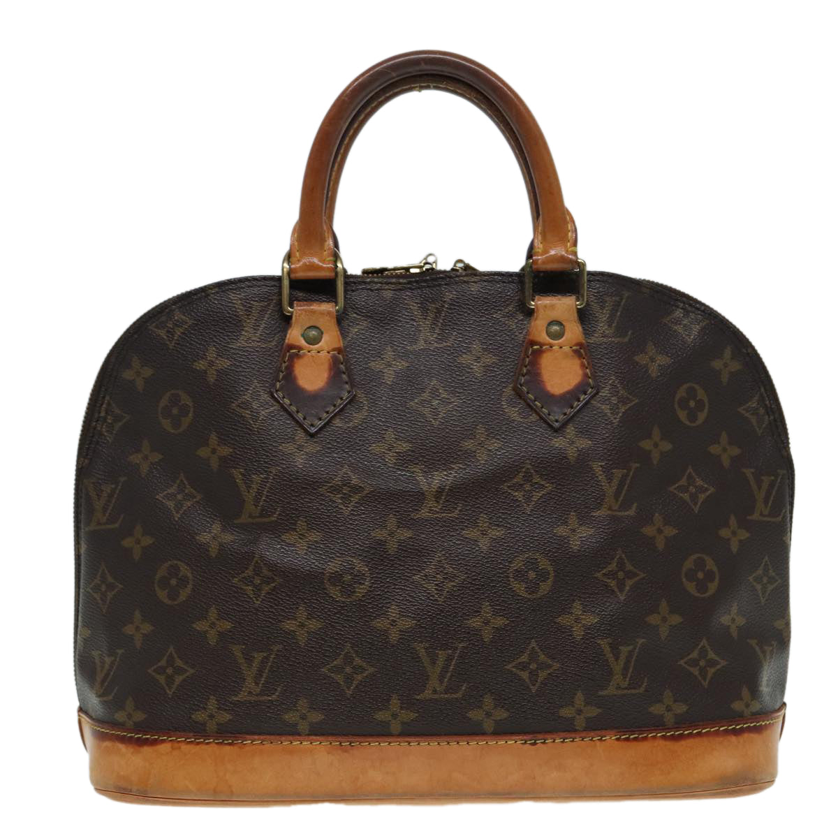 LOUIS VUITTON Monogram Alma Hand Bag LV Auth