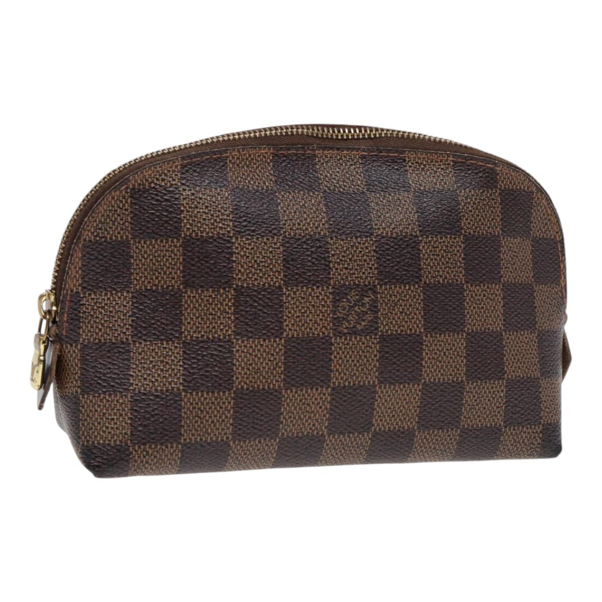 LOUIS VUITTON Damier Ebene Pochette Cosmetic PM Pouch LV Auth