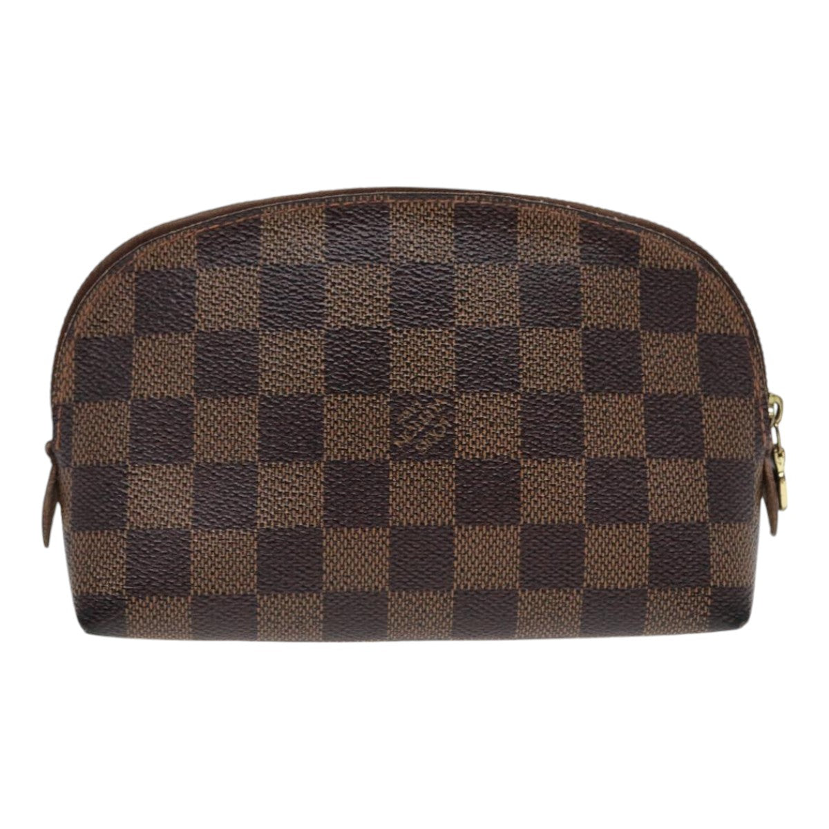 LOUIS VUITTON Damier Ebene Pochette Cosmetic PM Pouch LV Auth