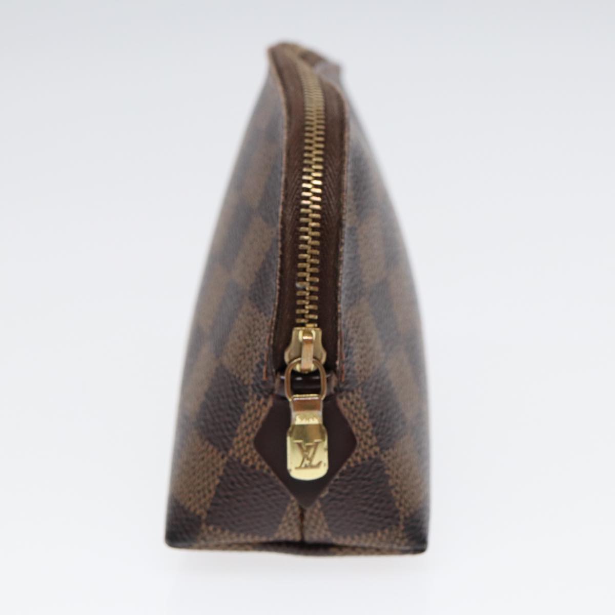 LOUIS VUITTON Damier Ebene Pochette Cosmetic PM Pouch LV Auth