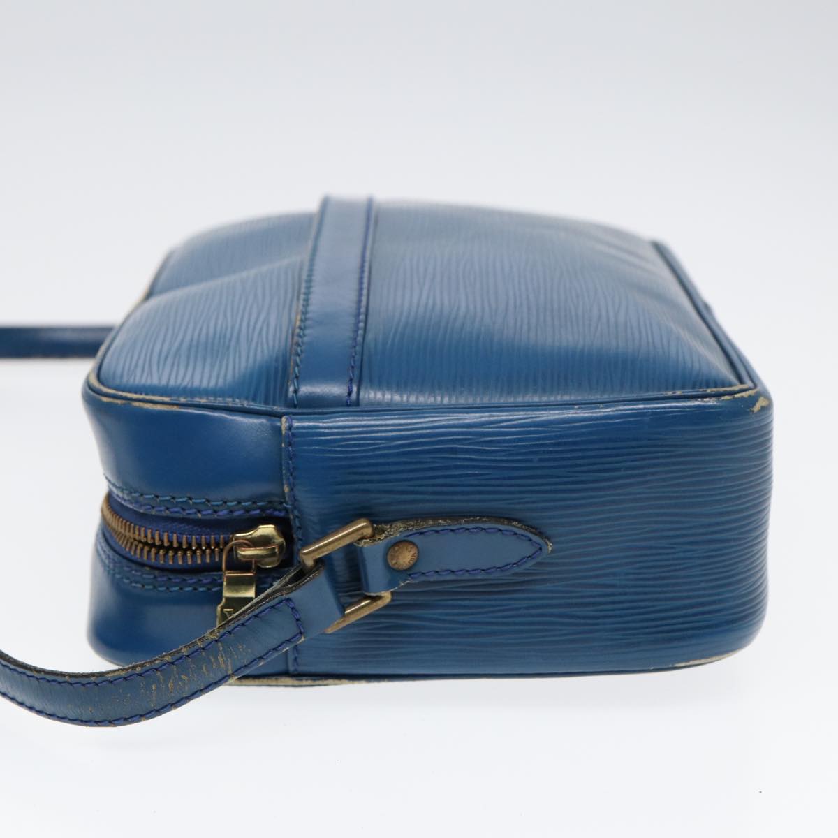 LOUIS VUITTON Epi Trocadero 27 Shoulder Bag Blue LV Auth
