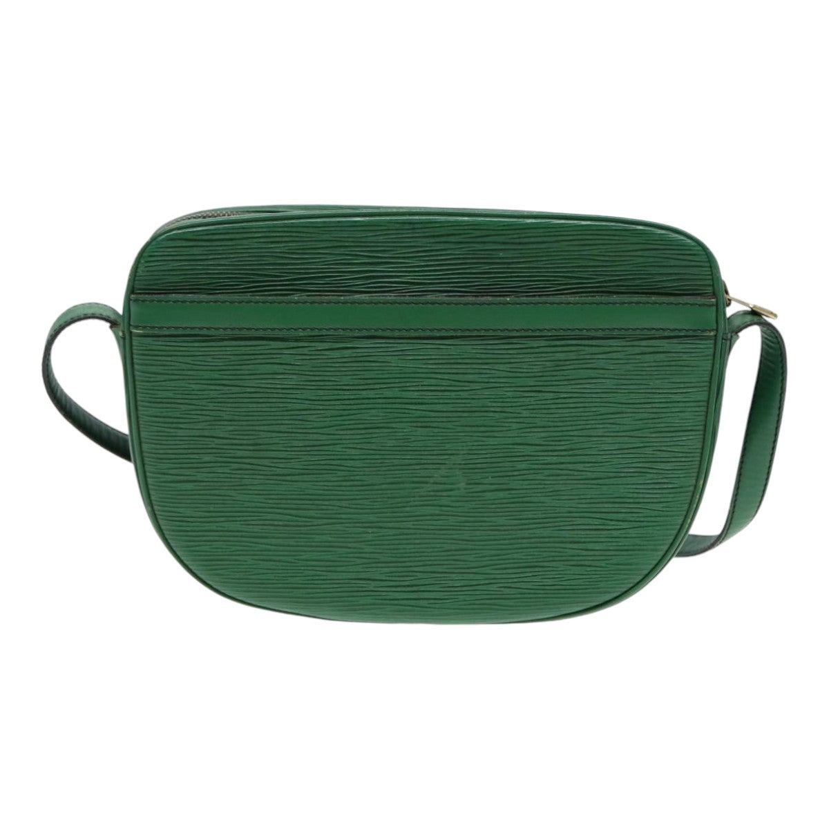 LOUIS VUITTON Epi Jeune Fille MM Shoulder Bag Green LV Auth