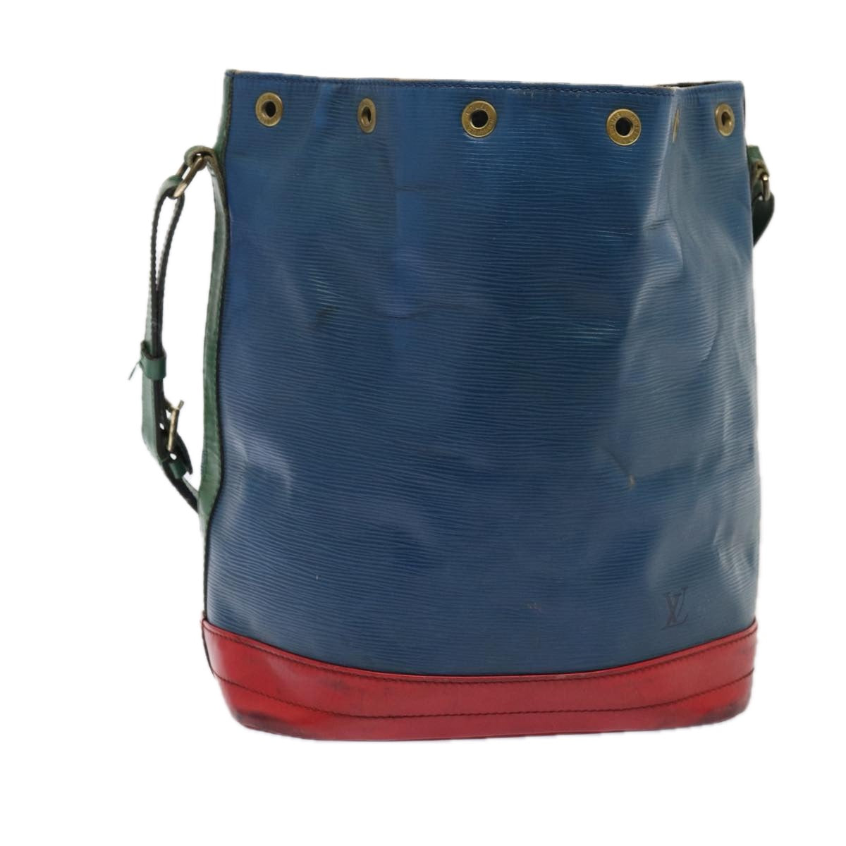 LOUIS VUITTON Epi Toriko Color Noe ShoulderBag Red Blue Green Auth