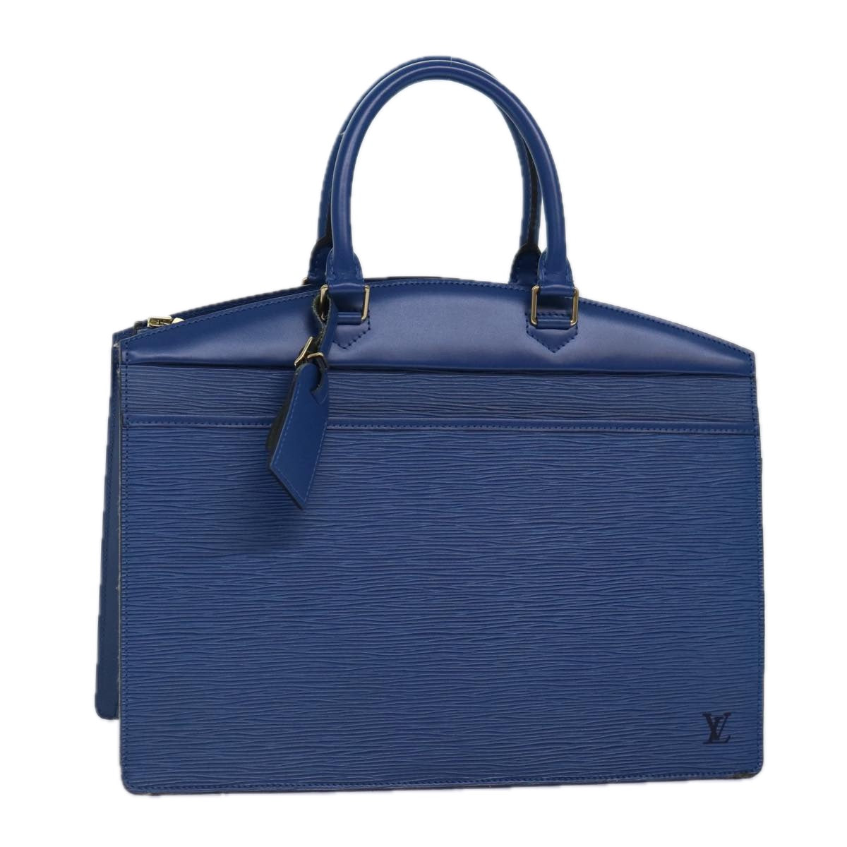 LOUIS VUITTON Epi Riviera Hand Bag Blue LV Auth